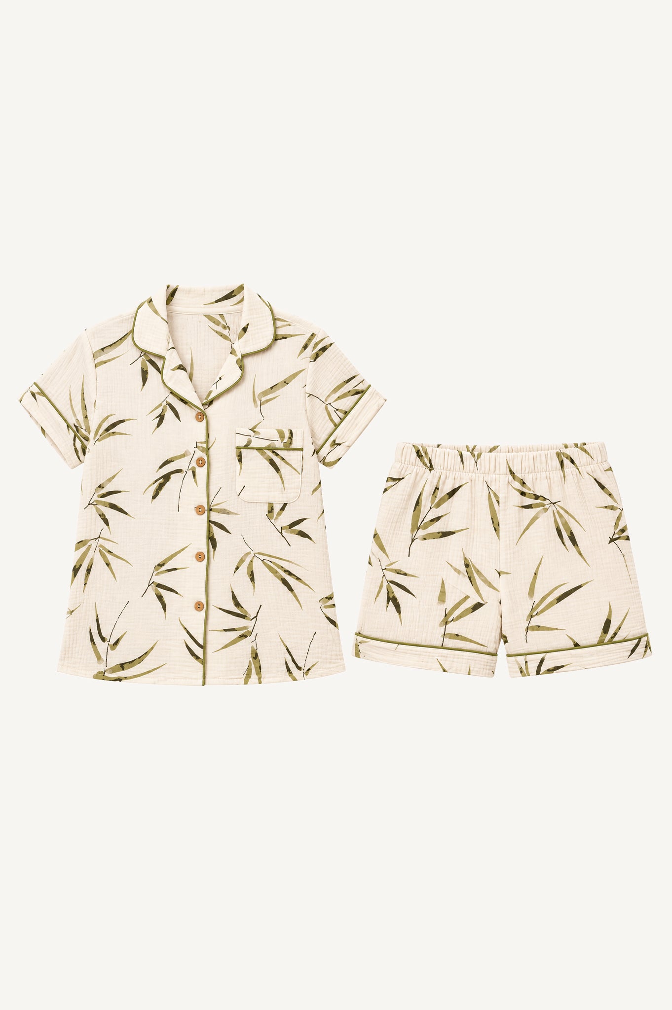 Pijama Muselina Diane | Bamboo Verde