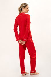 Pijama Algodón Pima Alondra | Rojo
