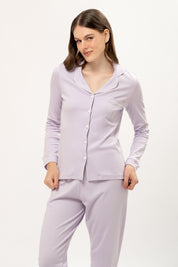 Pijama Algodón Pima Alondra | Lila