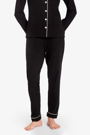 Pijama Algodón Pima Alondra | Negro