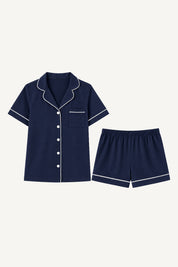 Pijama Algodón Pima Elena | Azul