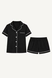 Pijama Algodón Pima Elena | Negro