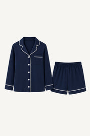 Pijama Algodón Pima Isabella | Azul