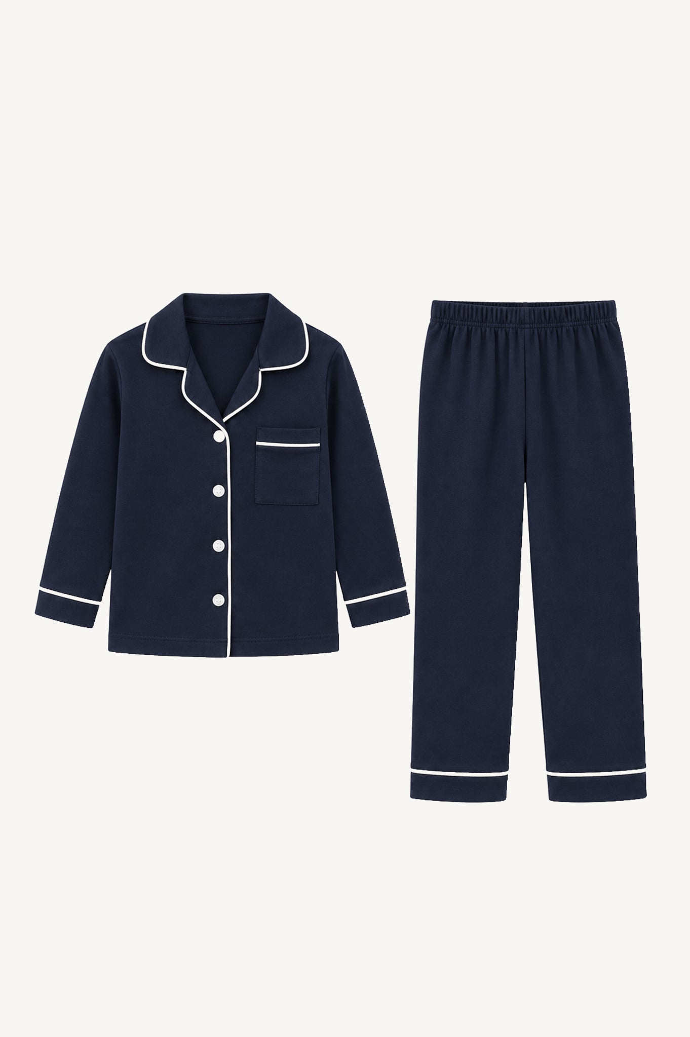 Pijama Kids Algodón Pima Pantalon | Azul