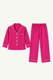 Pijama Kids Algodón Pima Pantalon | Fresa