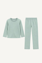 Pijama Kids Algodón Pima Amaranto | Verde
