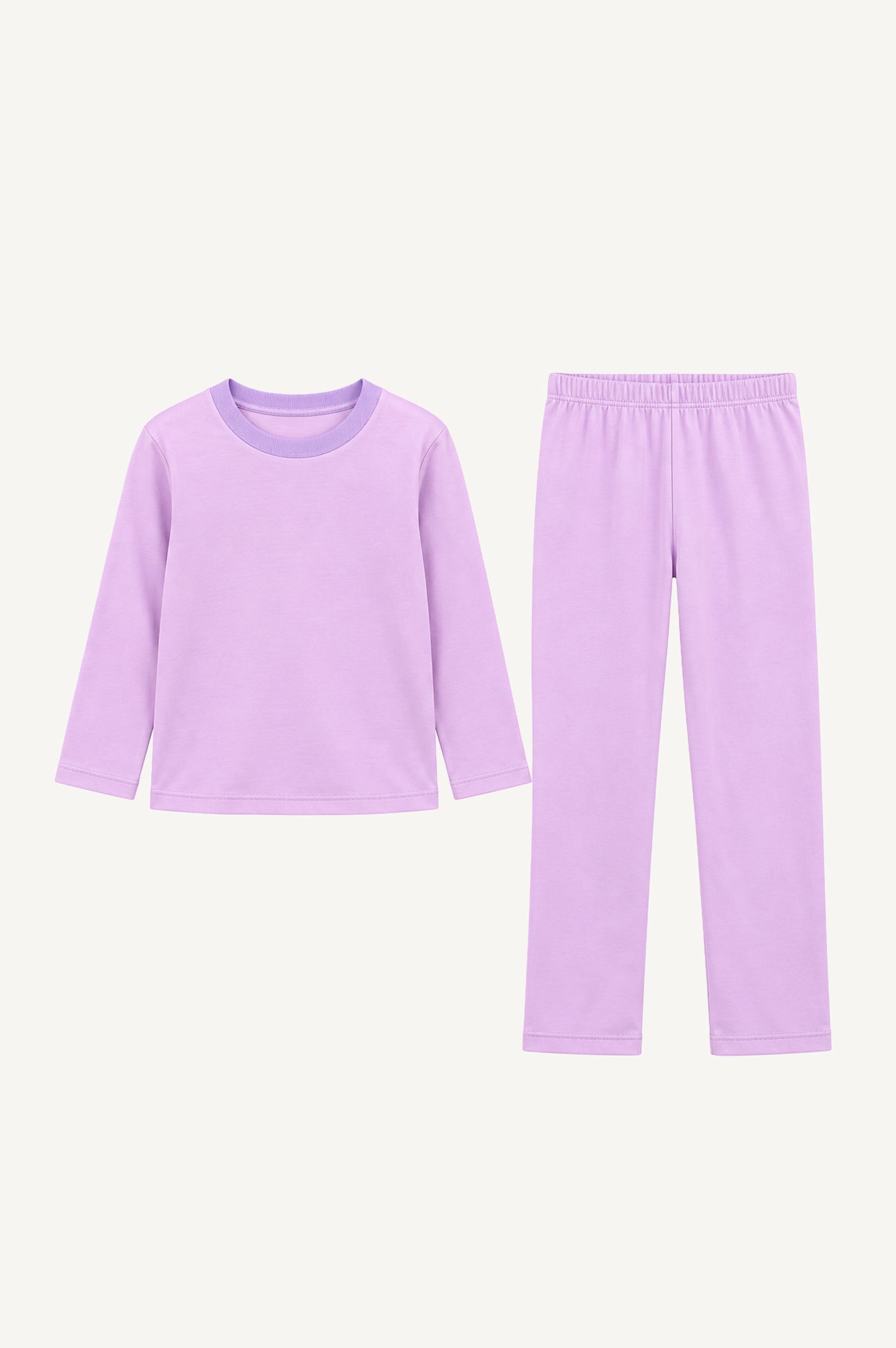 Pijama Kids Algodón Pima Amaranto | Lila