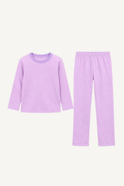 Pijama Kids Algodón Pima Amaranto | Lila