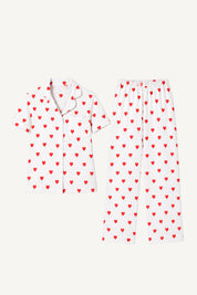 Pijama Muselina Mary | Hearts Rojo