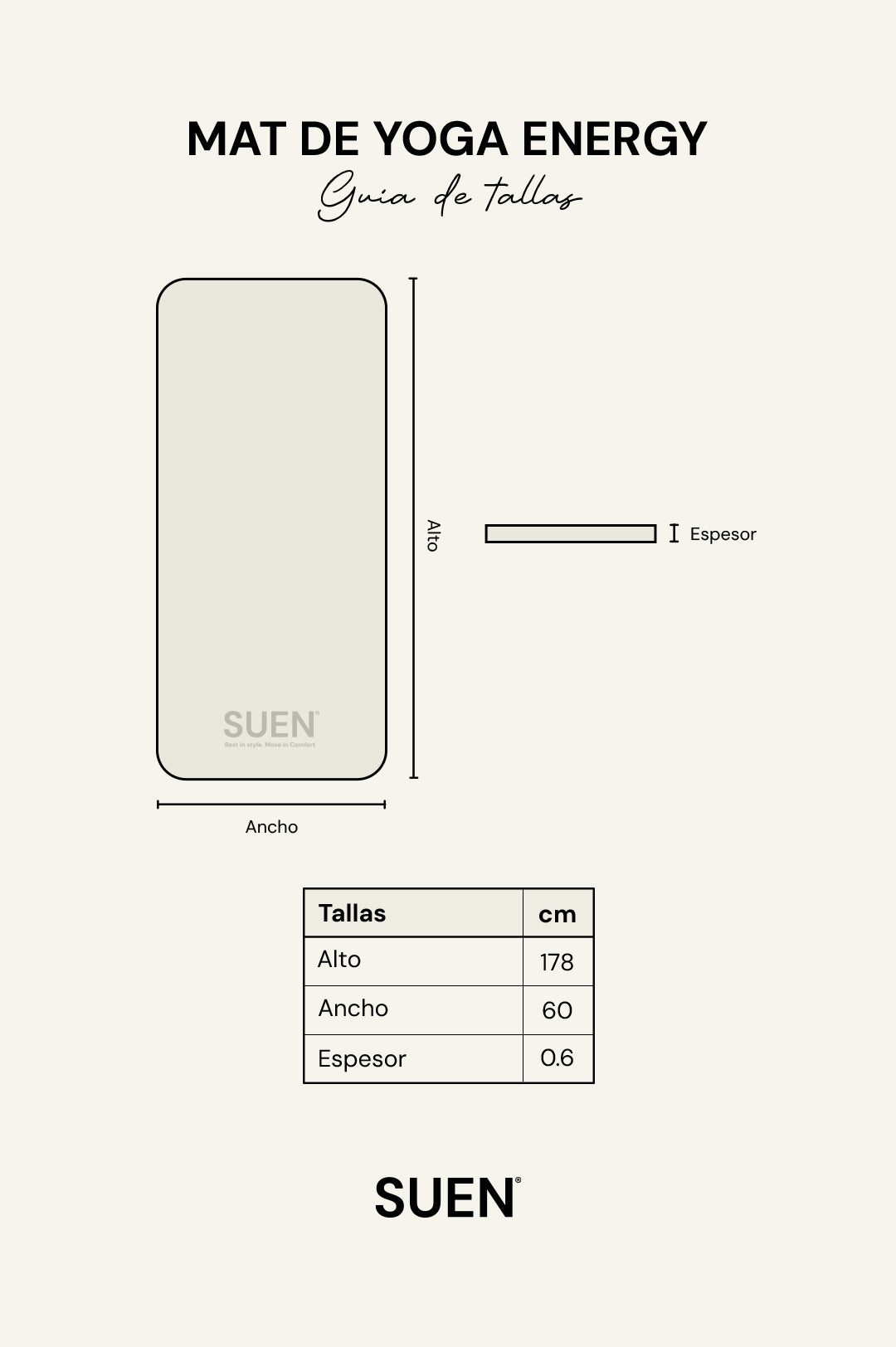 Mat de Yoga Energy - Verde con Verde Limón