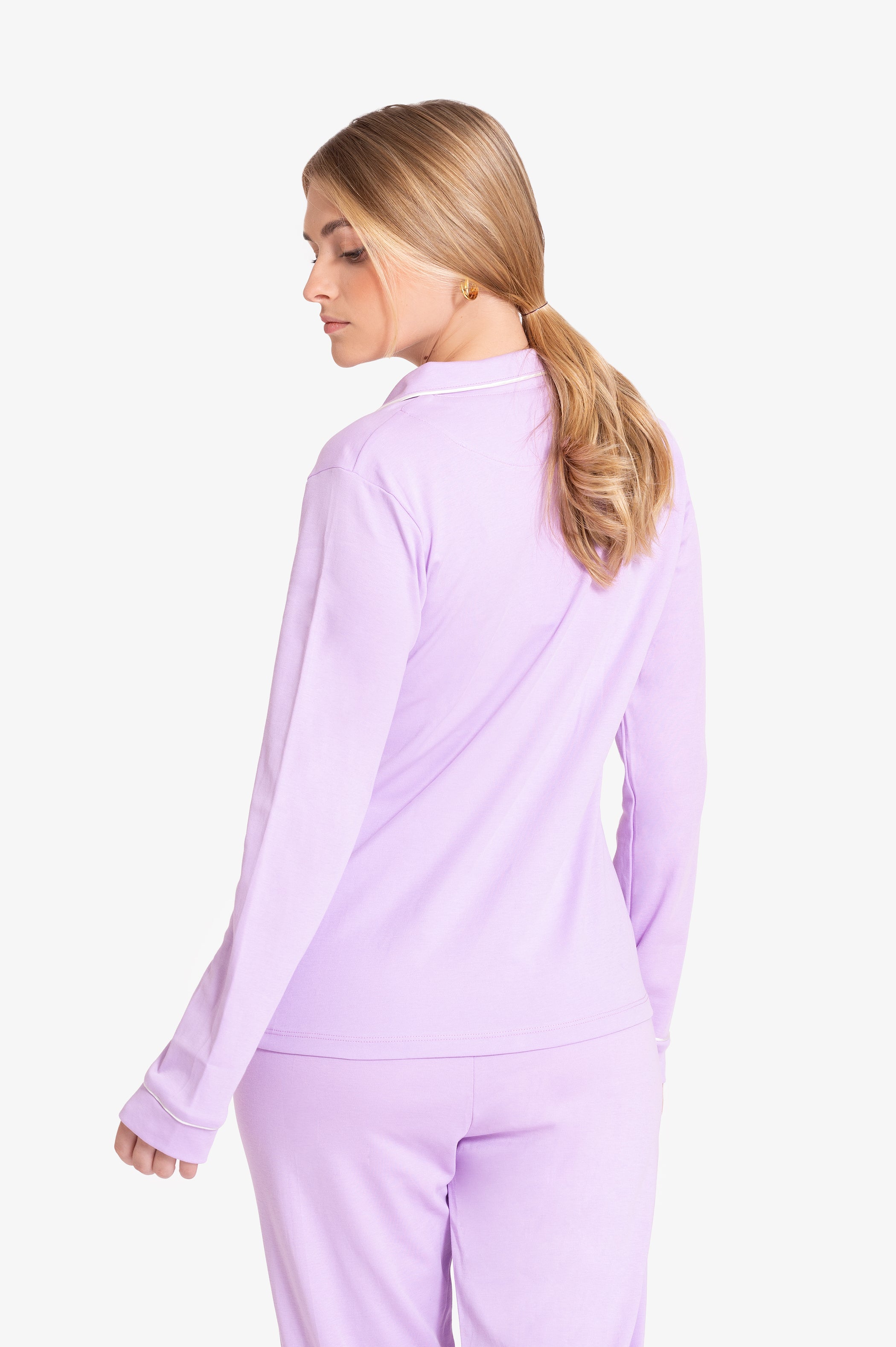 Pijama Set Pima Cotton - Alondra - Violeta
