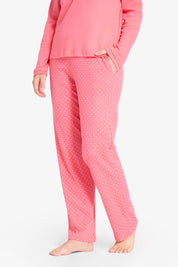 Pijama Set Pima Cotton - Abi - Coral