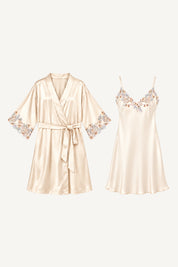Set kimono + Camisón Salma - Melón