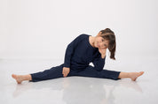 Set Pijama Algodón Pima Unisex Kids - Amaranto - Azul