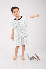 Set Pijama Algodón Pima Kids - Dinonautas