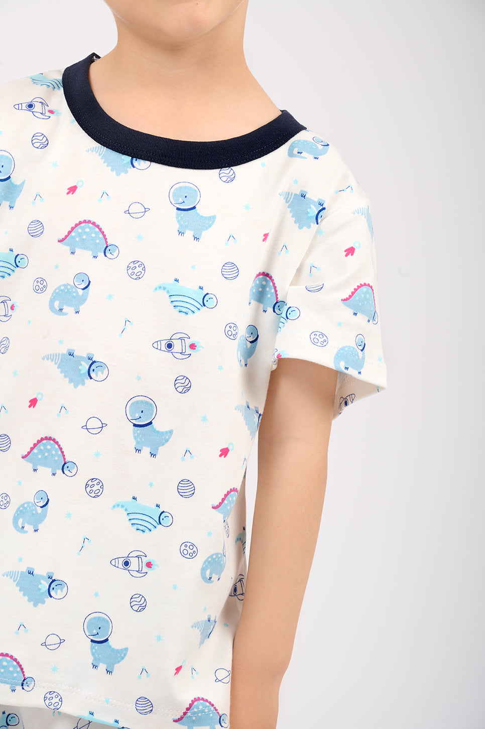Set Pijama Algodón Pima Kids - Dinonautas