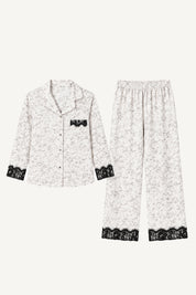 Pijama Saten Sienna | Gris