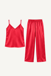 Pijama Satén Sofía | Rojo