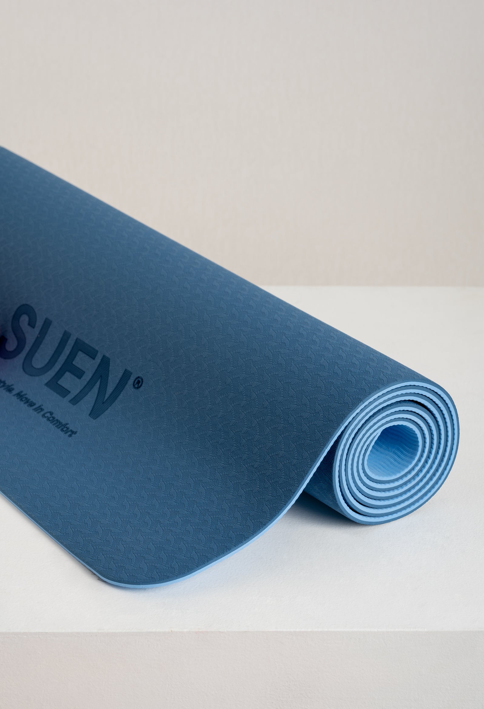 Mat de Yoga Energy - Azul con Celeste