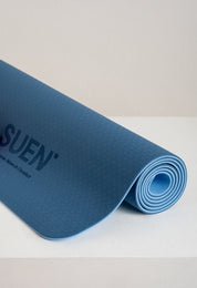 Mat de Yoga Energy - Azul con Celeste