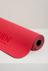 Mat de Yoga Energy | Rojo con Negro