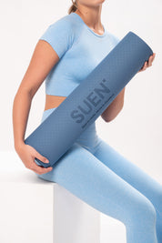 Mat de Yoga Energy - Azul con Celeste