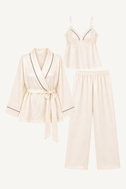 Pijama Saten Vela | Beige