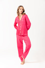 Pijama Set Pima Cotton - Alondra - Fresa